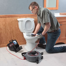 Toilet CCTV Drain Inspection